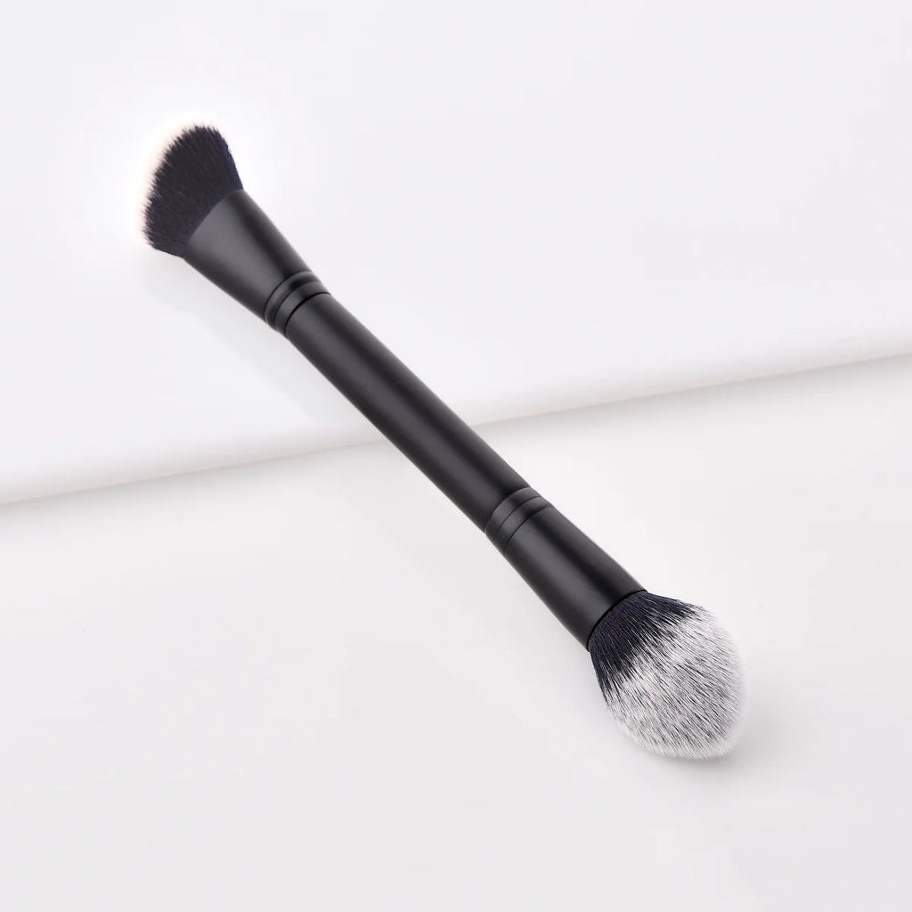 Double Ended Makeup Brushes Face Brush Repair Brush Contour Brush for Liquid Cream Powder Face Beauty Cosmetic Tools