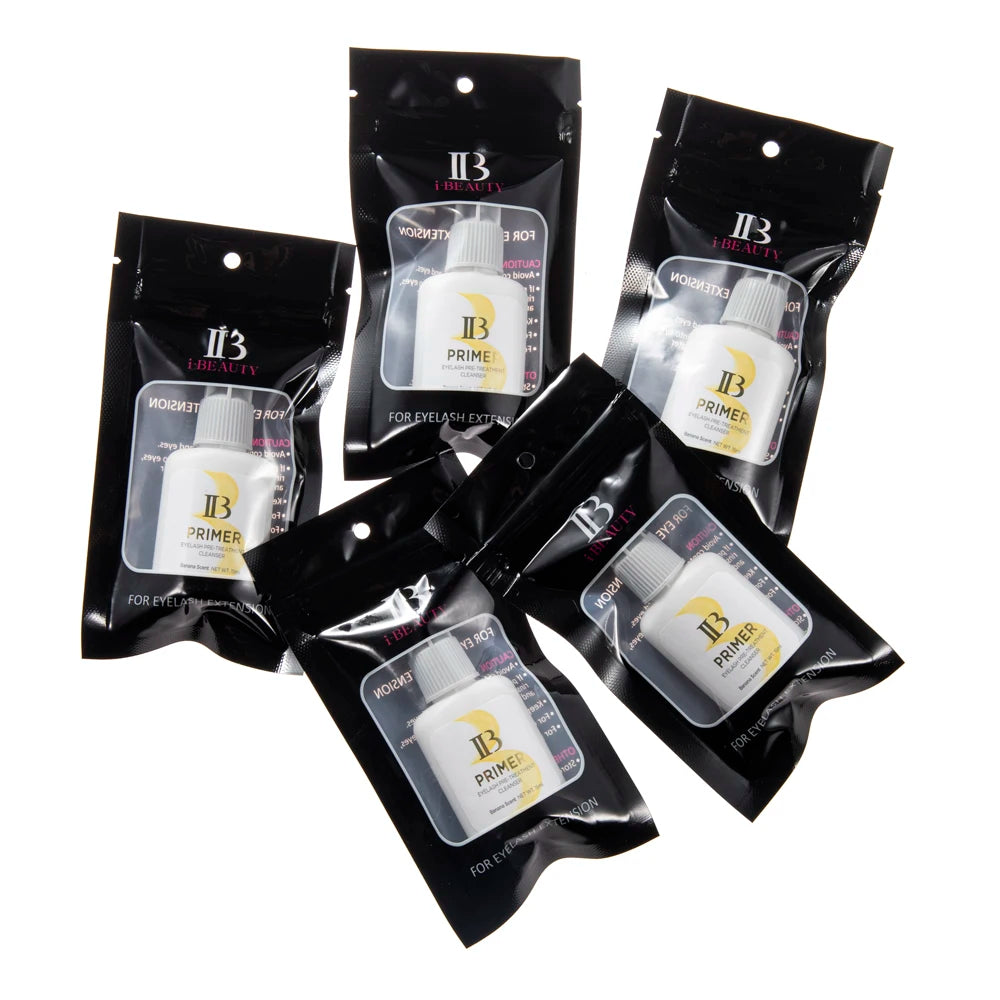 I Beauty Primer Collect Super Bonder Fixing Agent Eyelash Extension Clear Primer Cleanser ib Banana Rose Scent