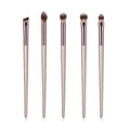 4/10pcs Champagne makeup brushes set for cosmetic foundation powder blush eyeshadow kabuki blending make up brush beauty tool