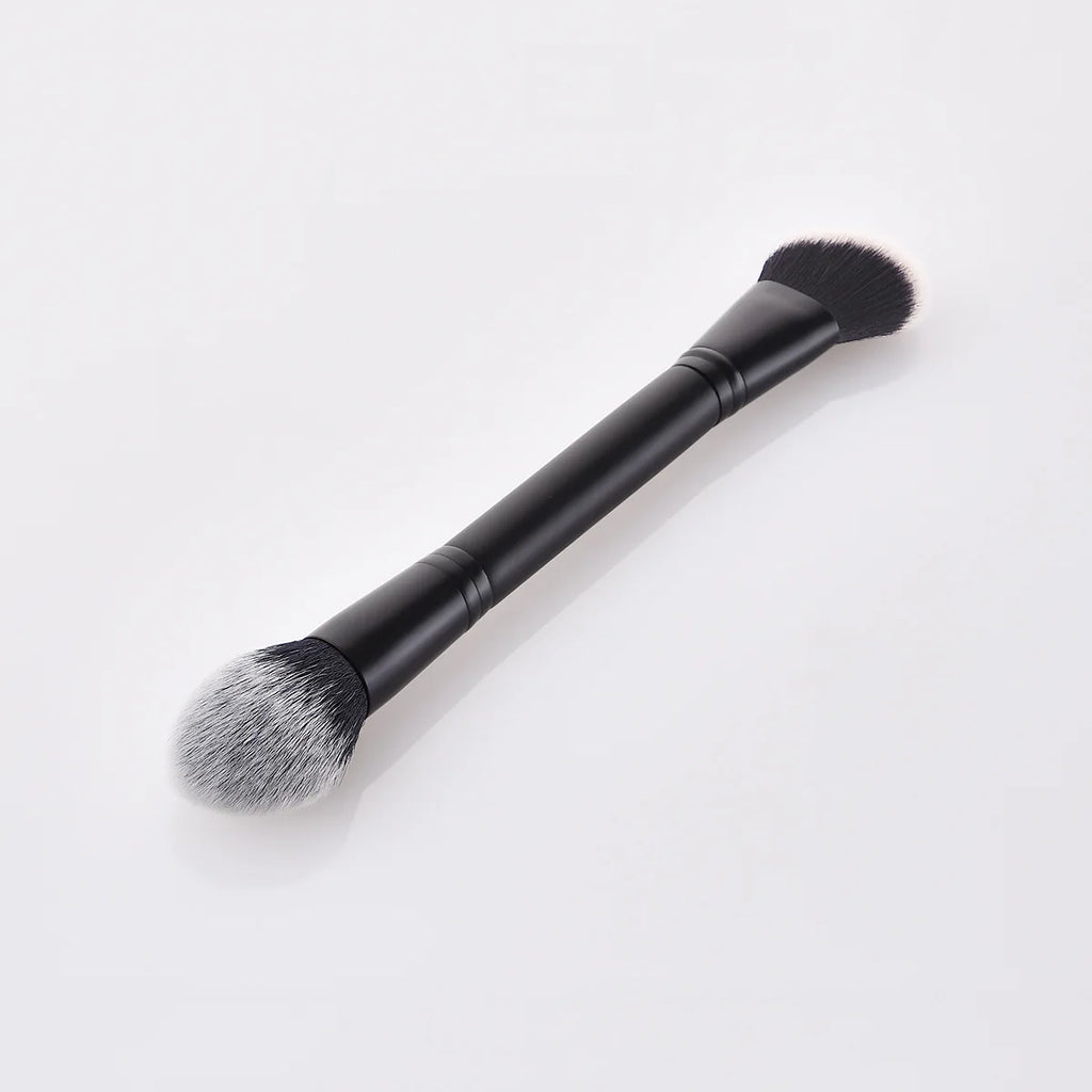 Double Ended Makeup Brushes Face Brush Repair Brush Contour Brush for Liquid Cream Powder Face Beauty Cosmetic Tools
