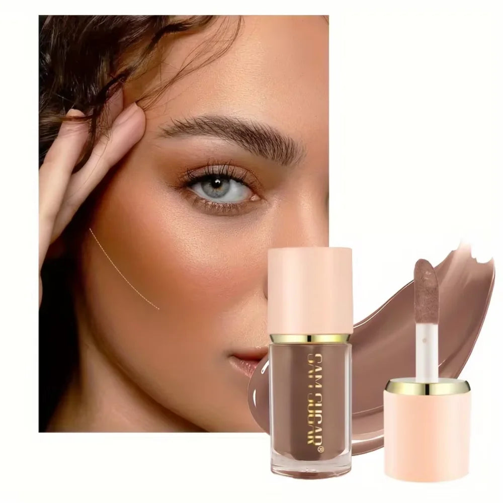 2026 Beauty Glazed 2 Color Liquid Contouring To Enhance The Facial Contour,Waterproof ,Matte,V-face Shaping Contour Face Makeup