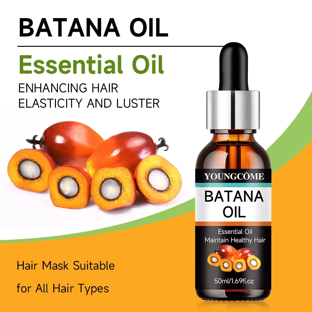 YOUNGCOME Batana Hair Care Oil,Professional Hair Care Deep Conditioner for All Hair Types, Nourishes hair and makes it healthier
