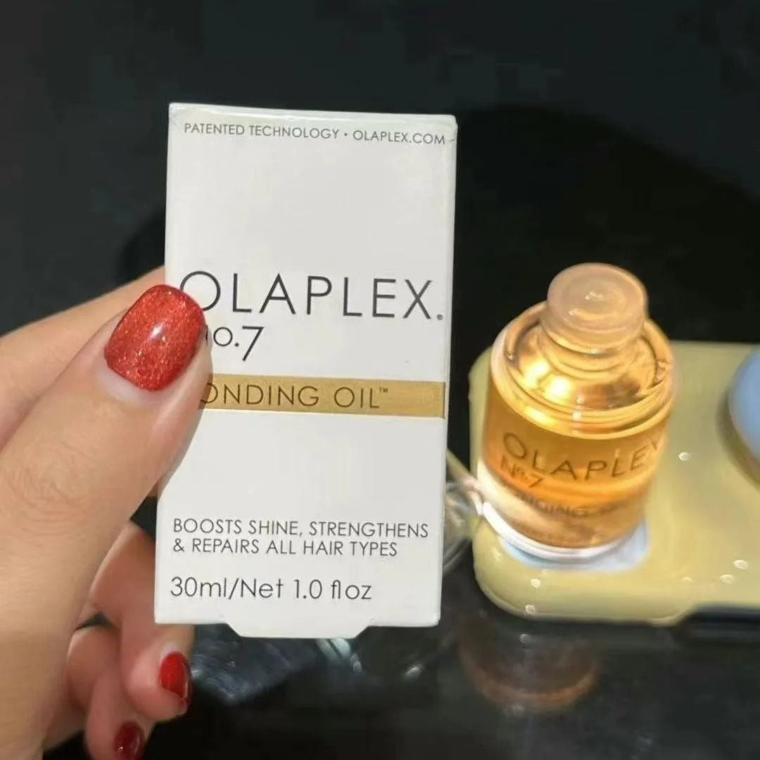 Olaplex No 7 Hair Oil 30ml Heat Protectant Anti Frizz Repair Dry Damaged Hair For Smooth Shiny And Nourished Tresses Daily Care
