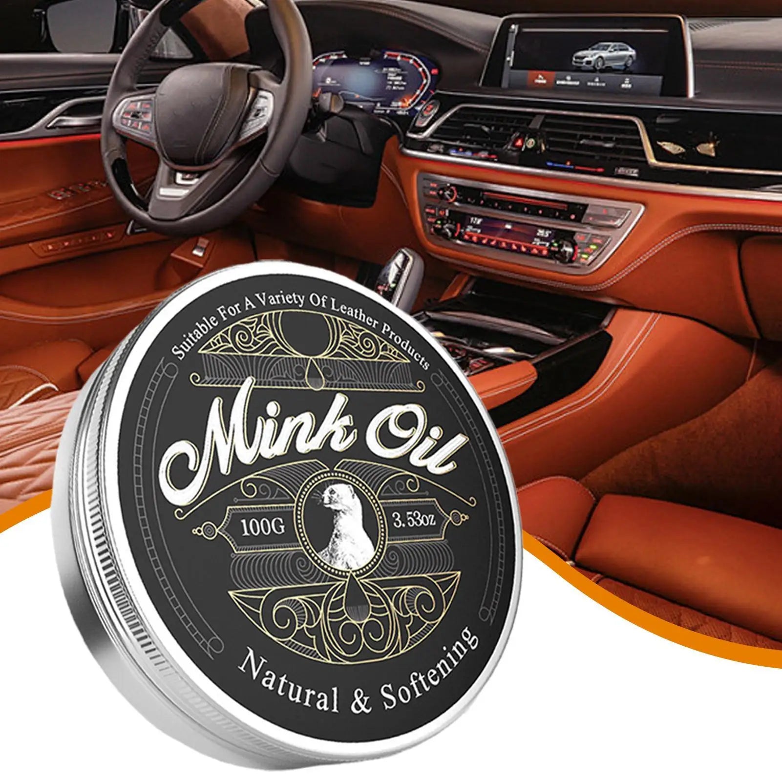 100g Leather Care Cream Paste Natural Leather Conditioner Genuine leather mink cream care oil Refurbishing Restoration Agent