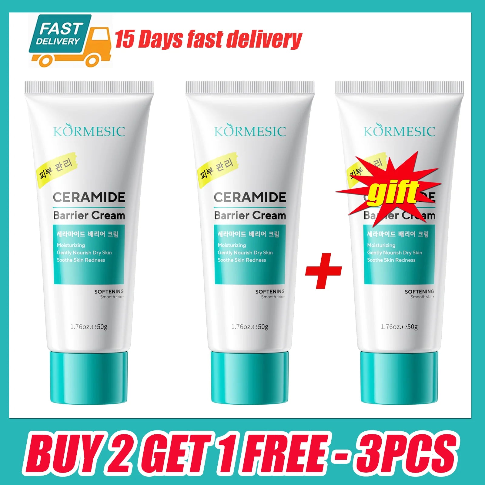 Ceramide Moisturizing Face Cream Skin Barrier Smoothing Firming Deep Nourishing Face Body  Beauty Skin Care Korean Cosmetics