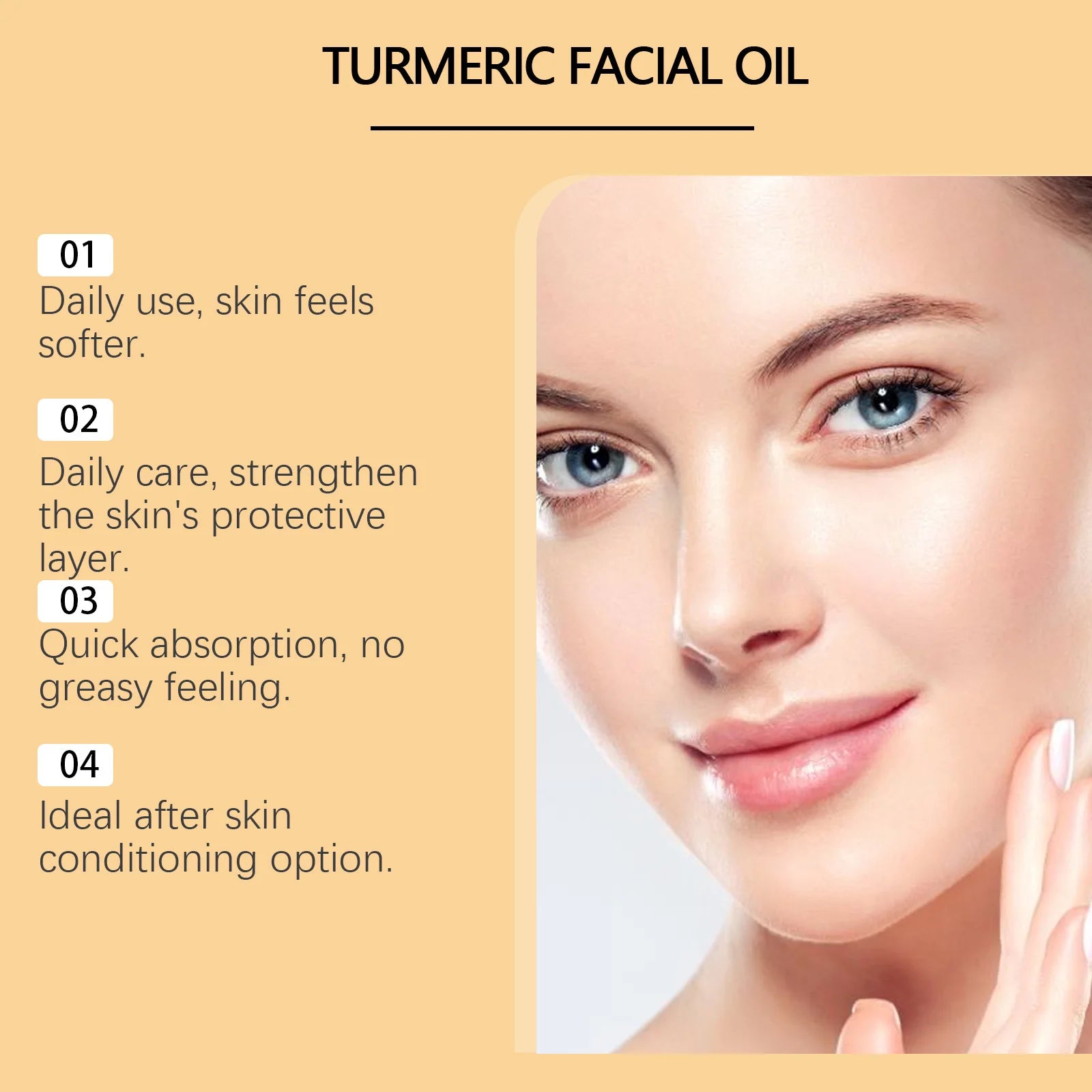 Turmeric Facial Essential Oil Repair Firming Deep Cleansing Soap Even Skin Tone Cream for Face Reduce Dullness Nourish Skin Care