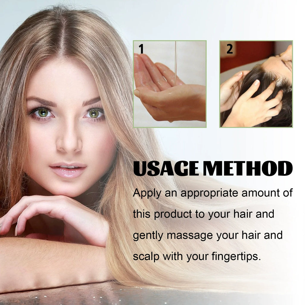 OUHOE Adivasi Herbal Hair Oil 100ml, Natural Hair Growth Oil for Dry Damaged Hair, Nourishing Anti-Frizz Hair Care Serum