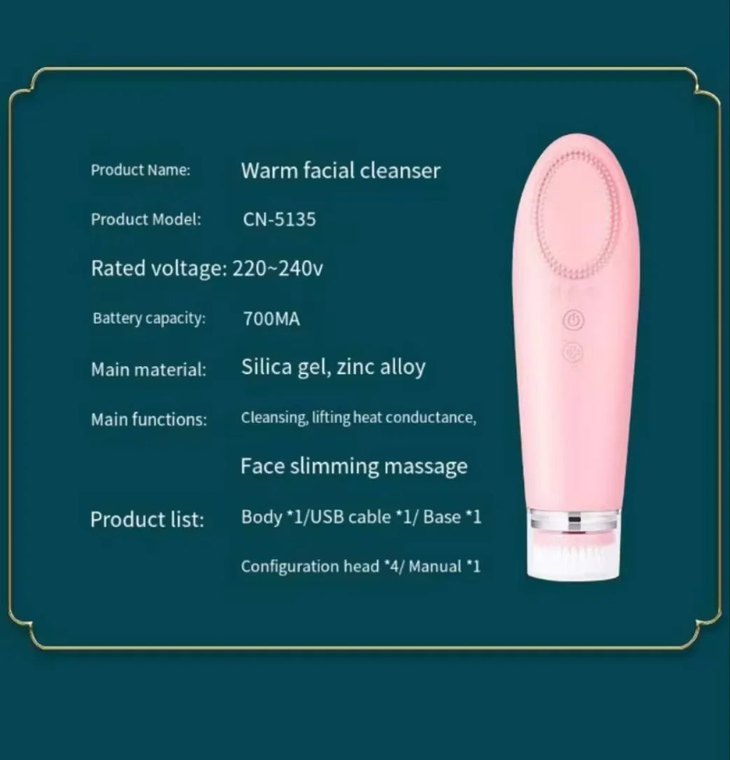 New Arrival Skin Cares Device Waterproofs Soft Silicones Facials Cleanings Brush Washings Massagers Electrics Face Cleanings