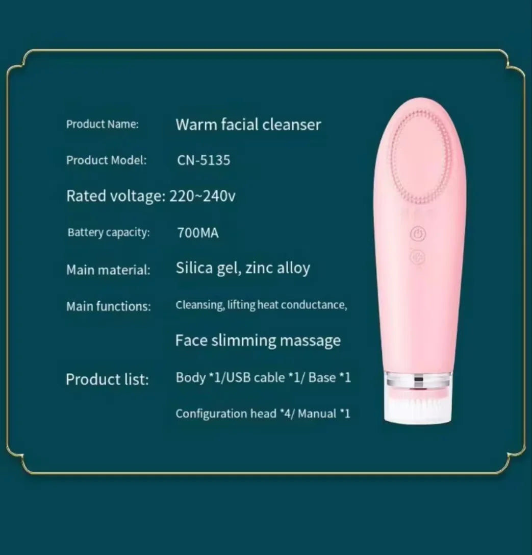 New Arrival Skin Cares Device Waterproofs Soft Silicones Facials Cleanings Brush Washings Massagers Electrics Face Cleanings