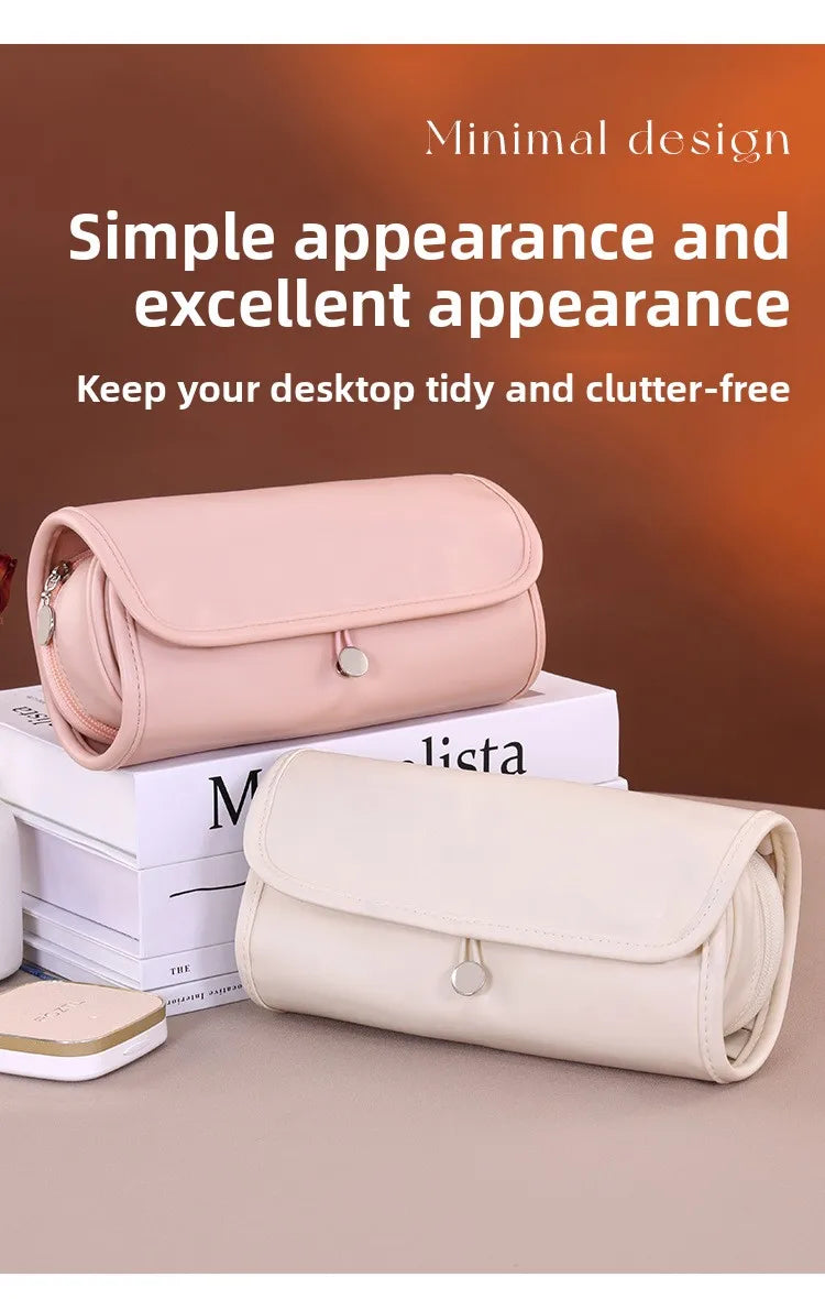 New Arrival: Multifunctional Foldable Portable Professional PU Makeup Brush Organizer Bag with High "Beauty Value"