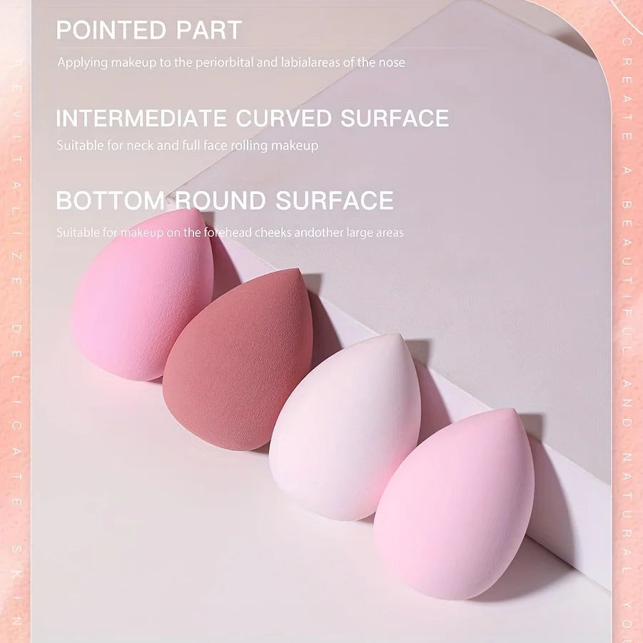 5 Bags of Beauty Eggs Makeup Sponge (Beauty Egg), Foundation Make-Up Mixed Beauty Sponge, Flawless Liquid, Cream and Powder, Mu