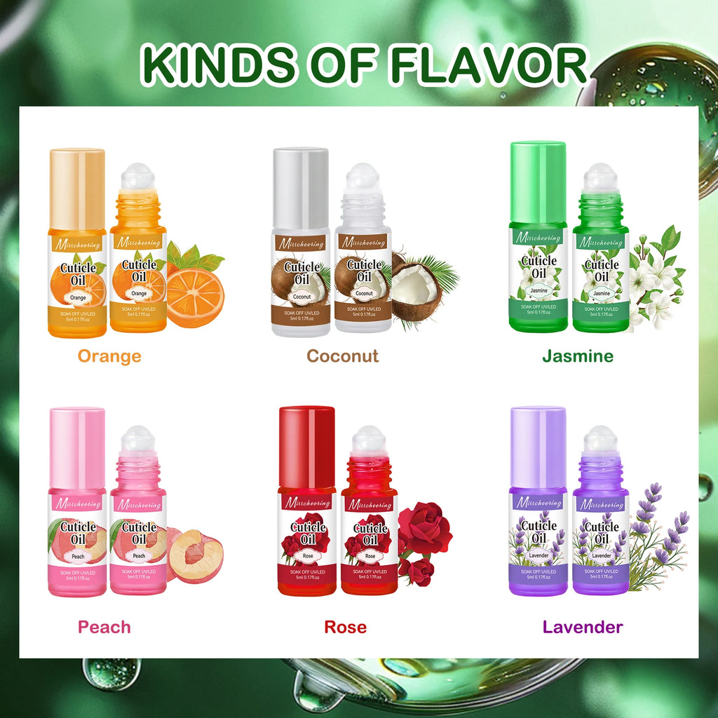 6 colors of nail care nourishing oil nail care repair damaged nails nourishing care skin rejuvenator suitable  daily nail care