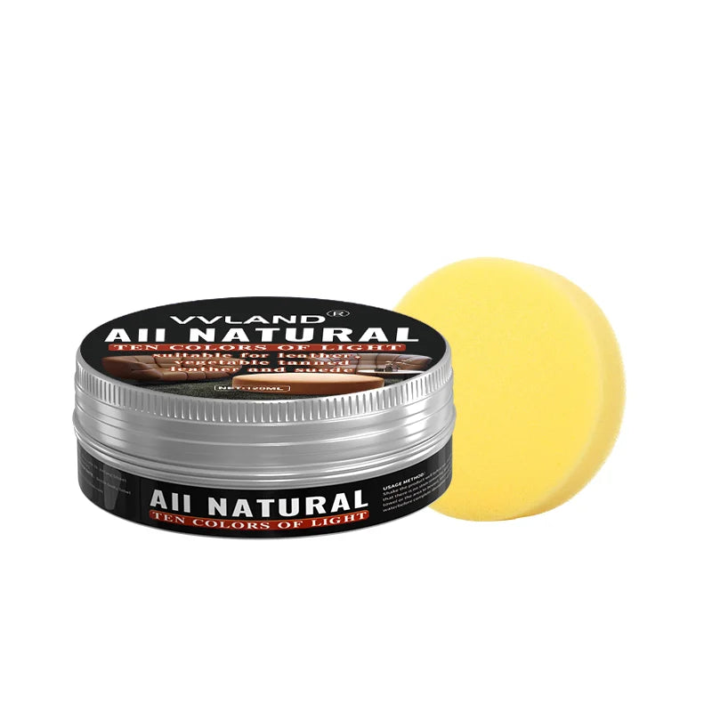 120ml Leather Care Cream - Nourishing Conditioner Balm to Restore, Shine and Protect All Types of Leather Goods