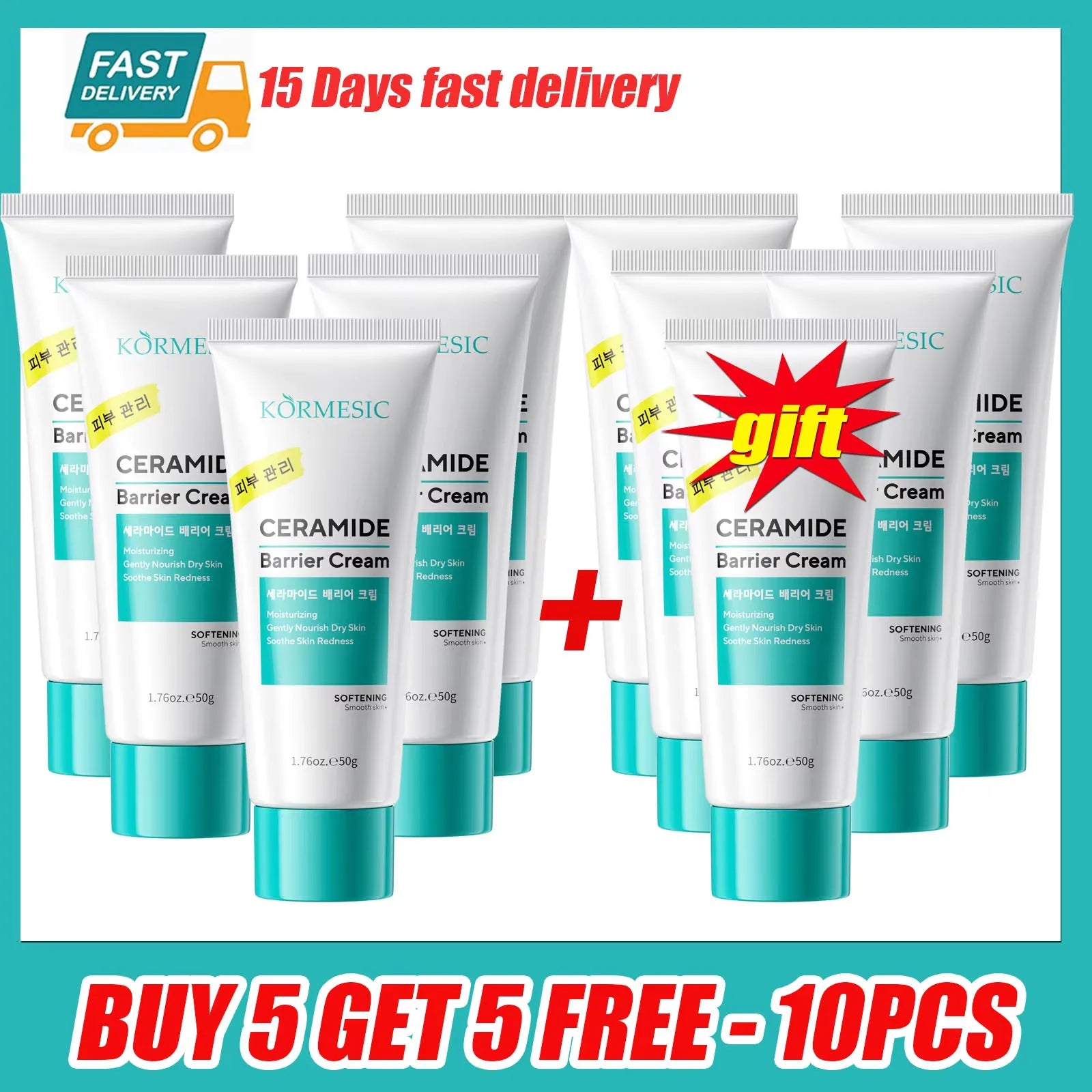 New Ceramide Moisturizing Face Cream Skin Barrier Smoothing Firming Deep Nourishing Face Body  Beauty Skin Care Korean Cosmetics