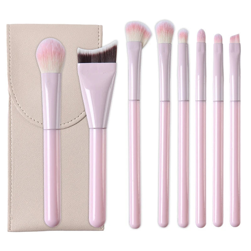 1/8 PCS Makeup Brushes Set Eye Shadow Foundation Women Cosmetic Brush Eyeshadow Blush Beauty Soft Hair Make Up Tools With Bag