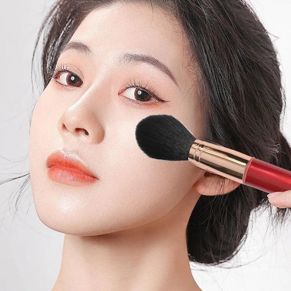 Electric Makeup Brush, Vibrating Foundation Blender & Face Massager, Rechargeable Powder Blush Applicator, Beauty Tool Kit