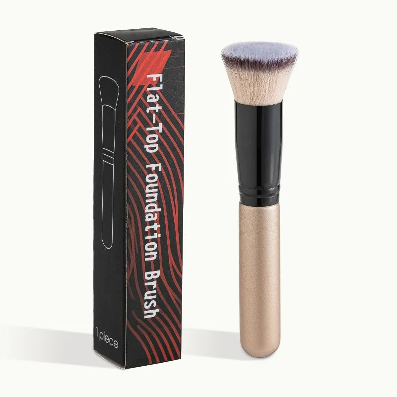 1PCS Makeup Brush with Box for Foundation Concealer Powder Blush Contour Brush Dense Soft Bristle Brush Beauty Tools