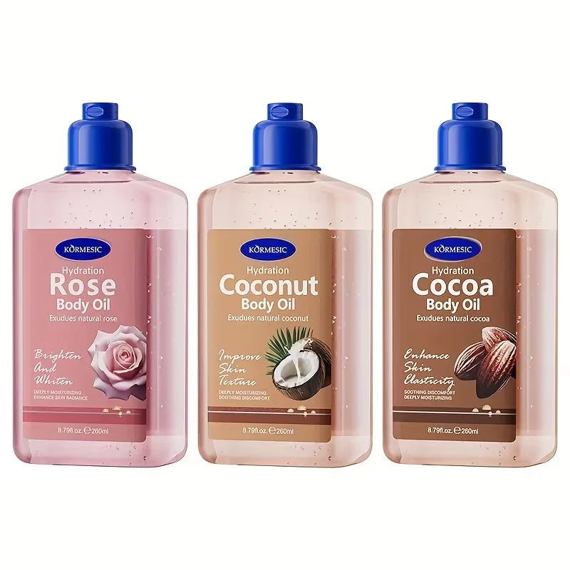 Coconut Body Oil Moisturizing Essence, Long-Lasting Nourishing  Skincare Oil, Non-Greasy Body Care Oil for Women Daily Use
