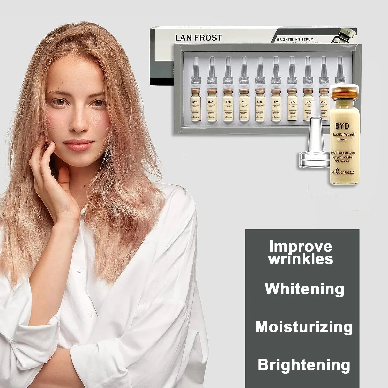 Korean-Style Semi-Permanent BB Cream + Foundation + Concealer - Facial Care Makeup Set for Even Skin Tone, Flawless Coverage