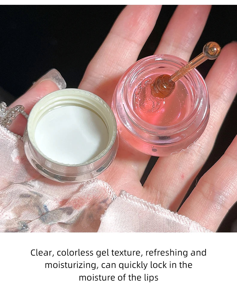 CACE Lovely Honey Cherry Lip Oil Nourishing Lip Balm Long Lasting Moisturizing Clear Lip Oil  Lip Gloss Lip Care Beauty Makeup