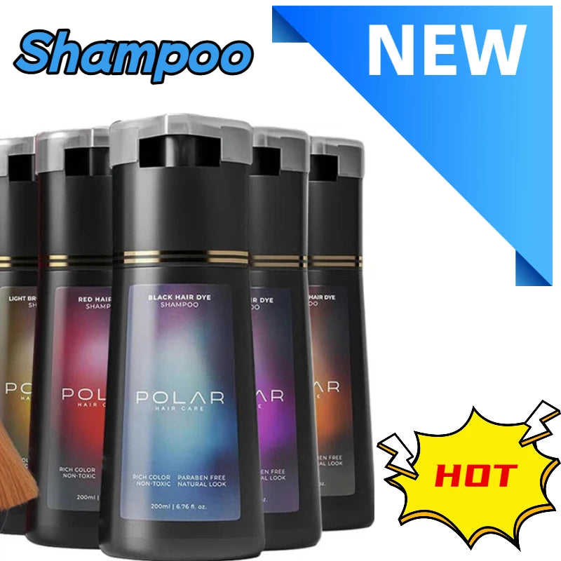200ml Hair Dye Shampoo Oil Control Nourishing Hair Care Products Make Your Hair Shining And Charming