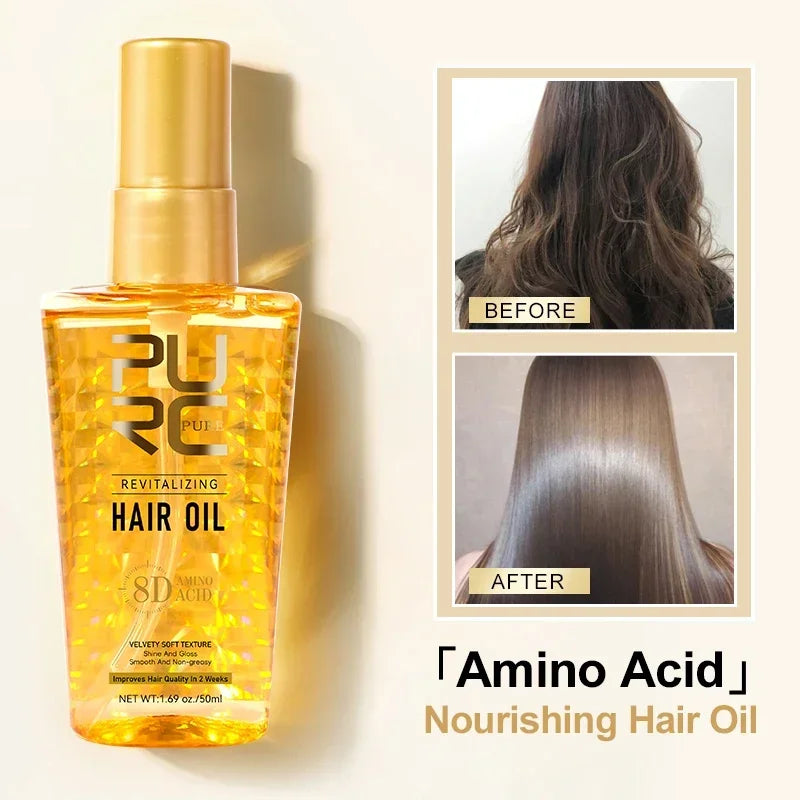 Moroccan Hair Care Essential Oil Nourishes Hair Nut Oil Smooths Brightens Softens Hair essence Repairs Scalding Damage Hairy Dry