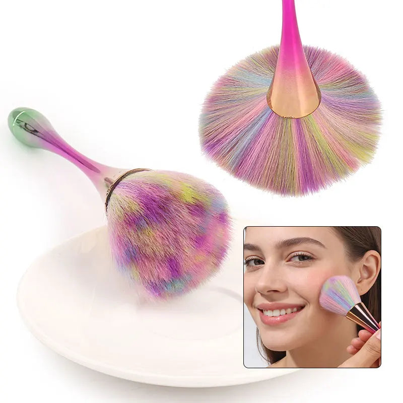 Cosmetic Brush Loose Powder Brush Oversized Highlighting Brush Blush Brush Soft Hair Makeup Fixing Powder Puff Beauty Tools