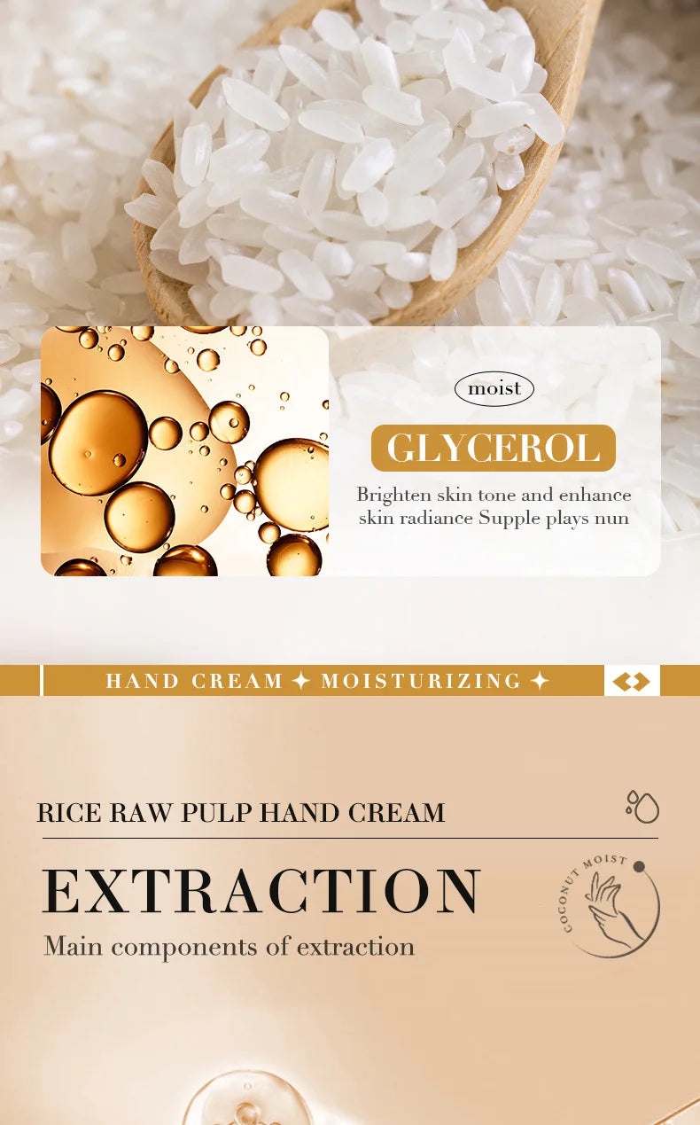White Rice Hand Cream