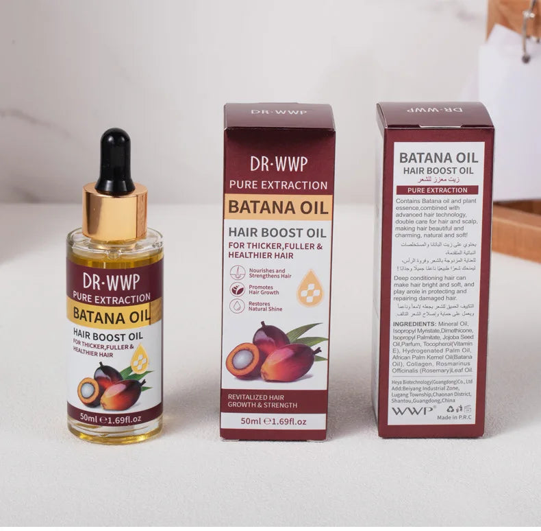 500ml Batana Oil Shampoo and Conditioner Set for Hydrating Care, Softening Hair, and Improving Dryness and Frizz