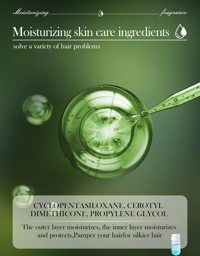 Portable Moisturizing Fragrance Hair Care Essential Oil Set, Smooth Hair, Improve Frizz-Free Hair Care Essential Oil