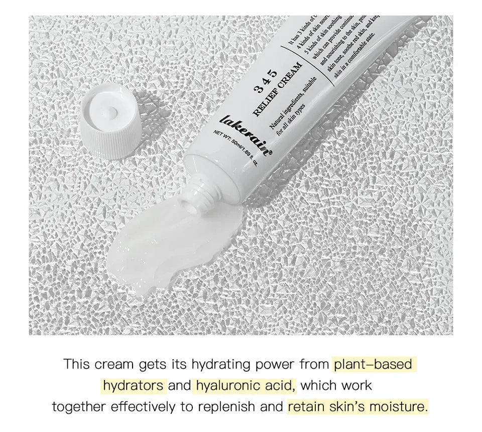 345 Relief Cream Address Blemishes Nourish Anti-sugar Anti-oxidation Soothing Care Face Lifting Beauty Moisturizer Korean Cream