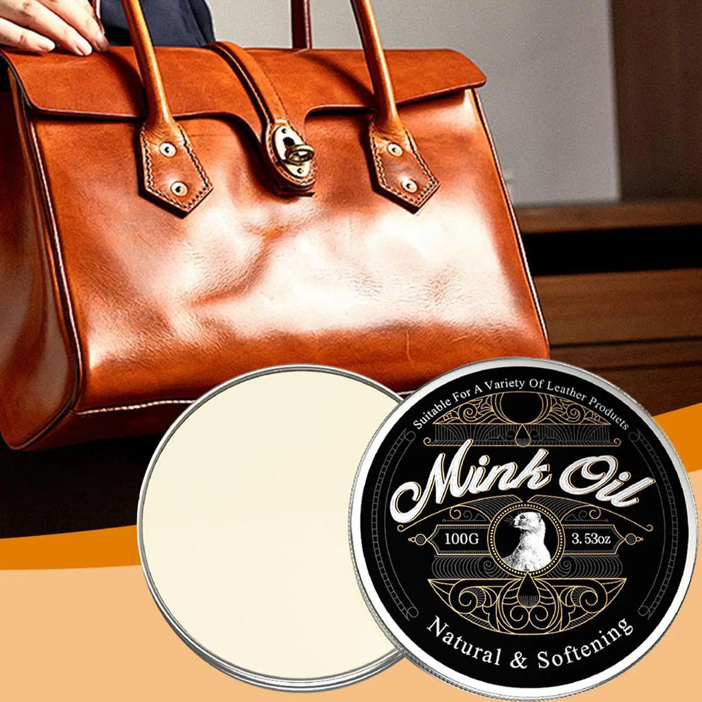 100g Leather Care Cream Paste Natural Leather Conditioner Genuine leather mink cream care oil Refurbishing Restoration Agent