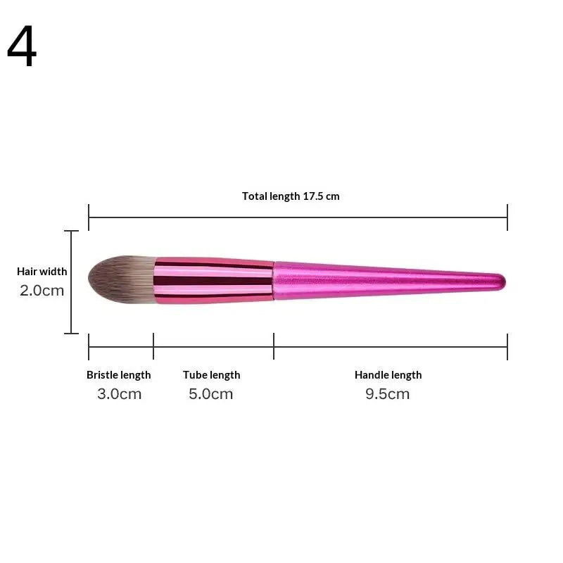 Makeup Brush - Premium Quality Cosmetic Brushes For Face And Eyes Foundation Powder BB Cream Blush