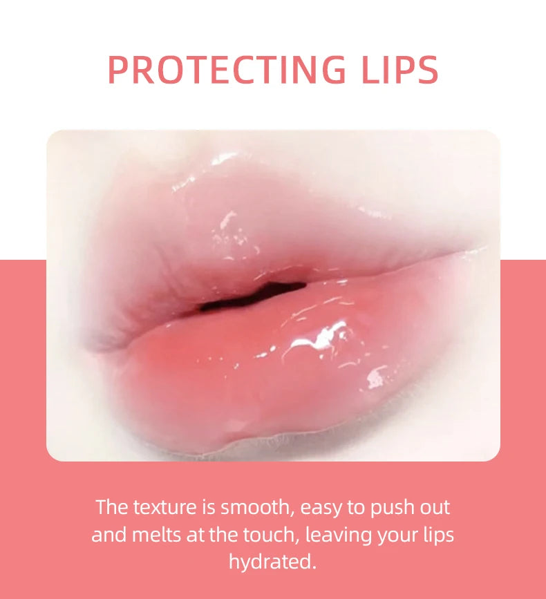 CACE Lovely Honey Cherry Lip Oil Nourishing Lip Balm Long Lasting Moisturizing Clear Lip Oil  Lip Gloss Lip Care Beauty Makeup