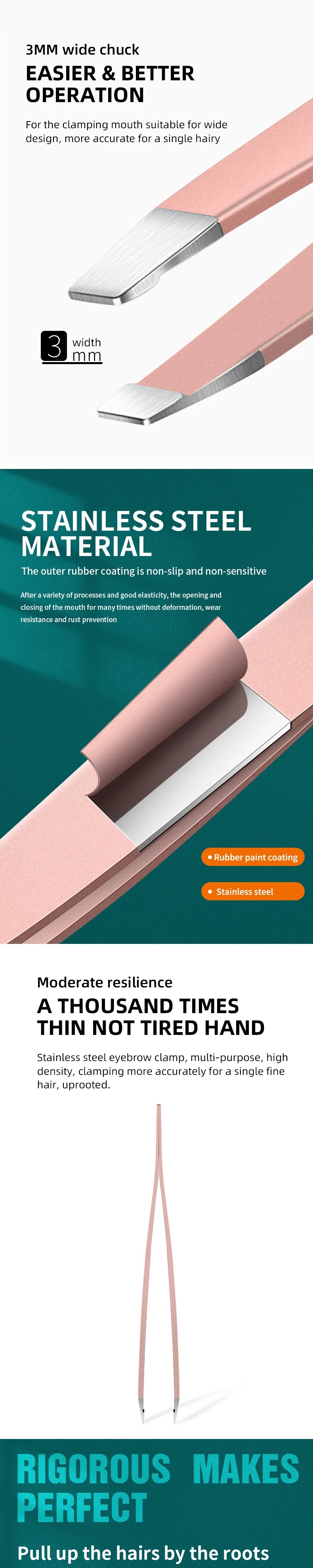 Ouriner Eyebrow Tweezers Set