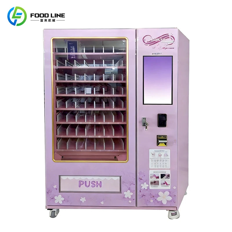 Customized 24-Hour Small Beauty Vending Machine Skincare & Cosmetic Vending Machine with Refrigeration Fresh‑Keeping Function
