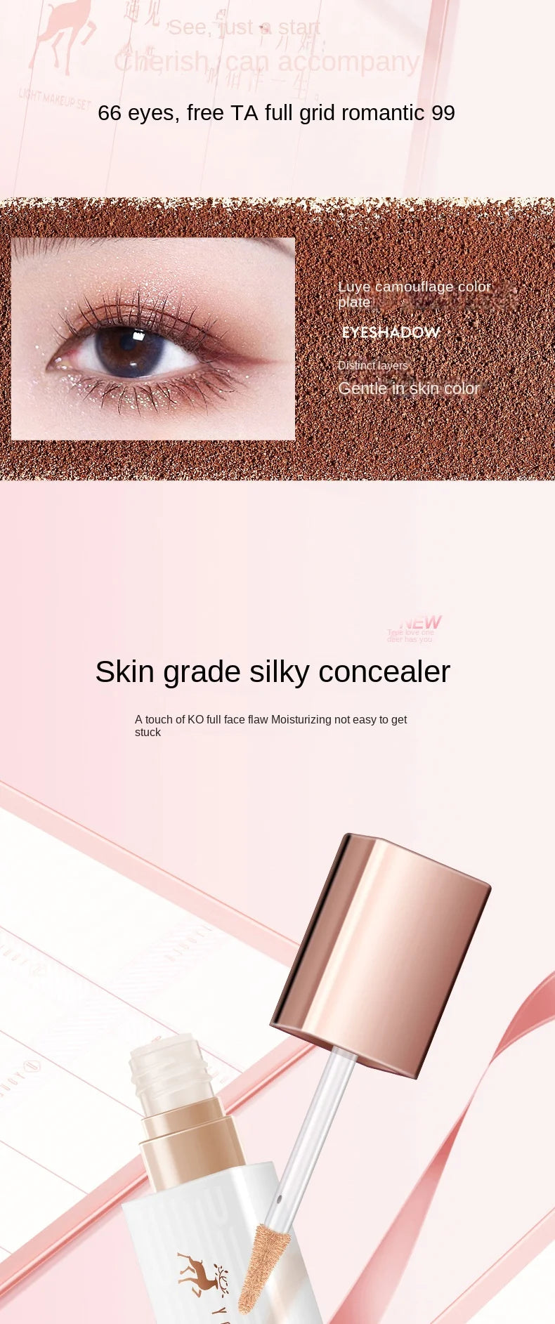 Makeup Set Cosmetics Genuine Full Set of 20 Pieces Beauty Gift Box for Birthdays and Valentine's Days Gifts