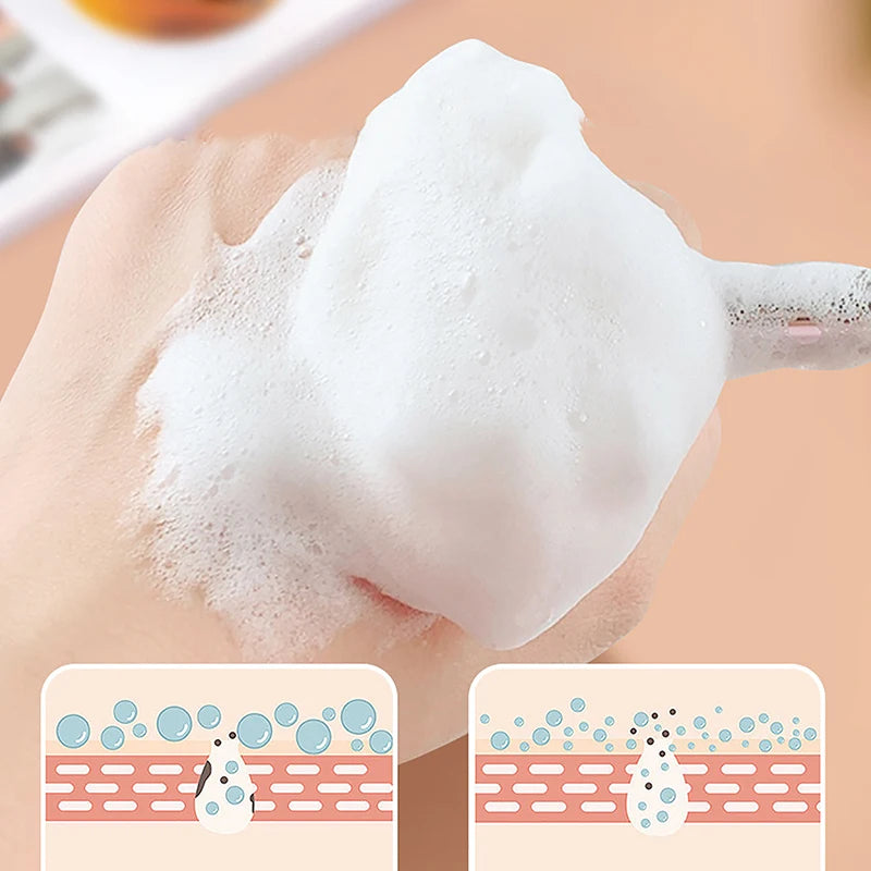 Soft-Bristled Facial Cleansing and Massage Brush – Portable Skincare Tool for Face Washing and Mask Application