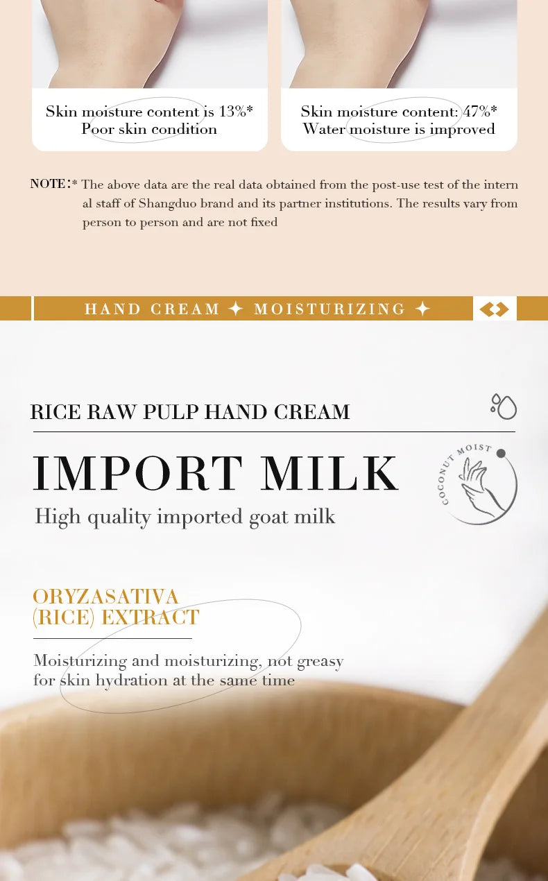 White Rice Hand Cream
