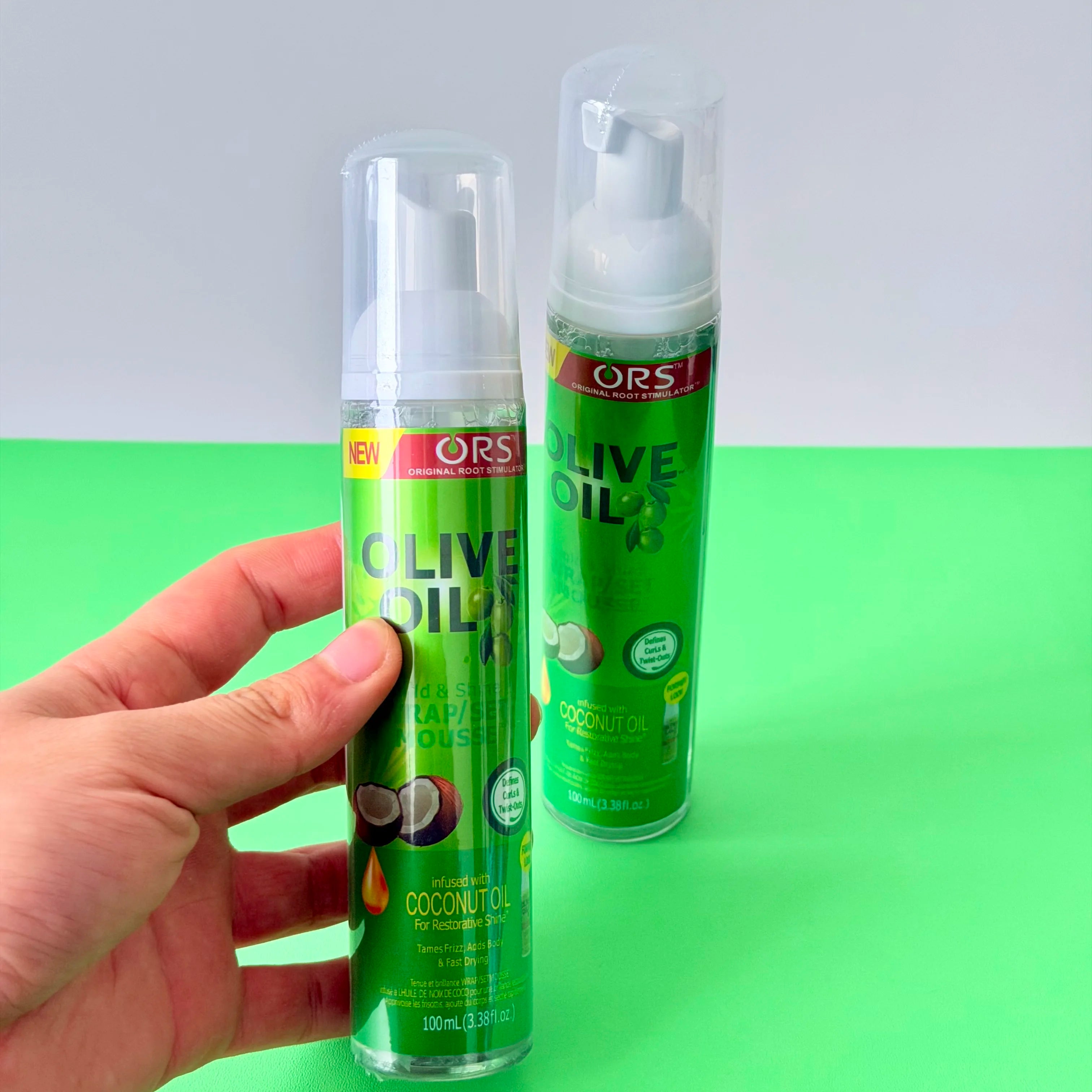 Curly Hair Mousse For Wigs Strong Hold Olive Oil Hair Styling Mousse Anti-Frizz Hair Foam Mousse For Styling Hair Women Men