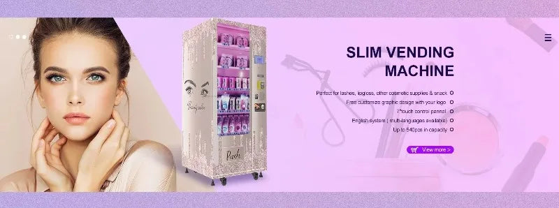 Customized 24-Hour Small Beauty Vending Machine Skincare & Cosmetic Vending Machine with Refrigeration Fresh‑Keeping Function