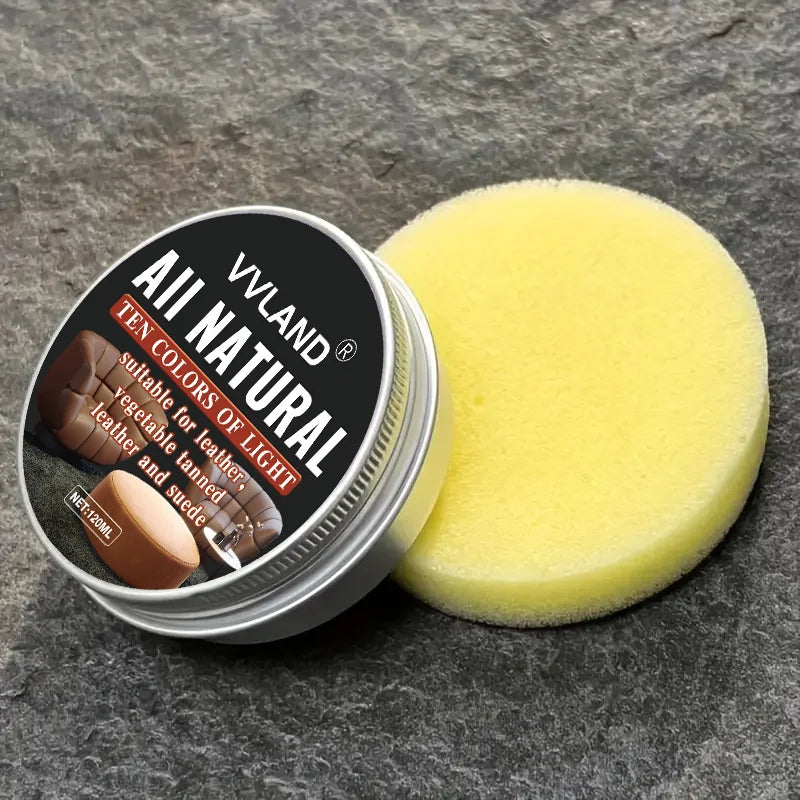 120ml Leather Care Cream - Nourishing Conditioner Balm to Restore, Shine and Protect All Types of Leather Goods