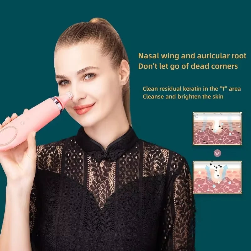 New Arrival Skin Cares Device Waterproofs Soft Silicones Facials Cleanings Brush Washings Massagers Electrics Face Cleanings