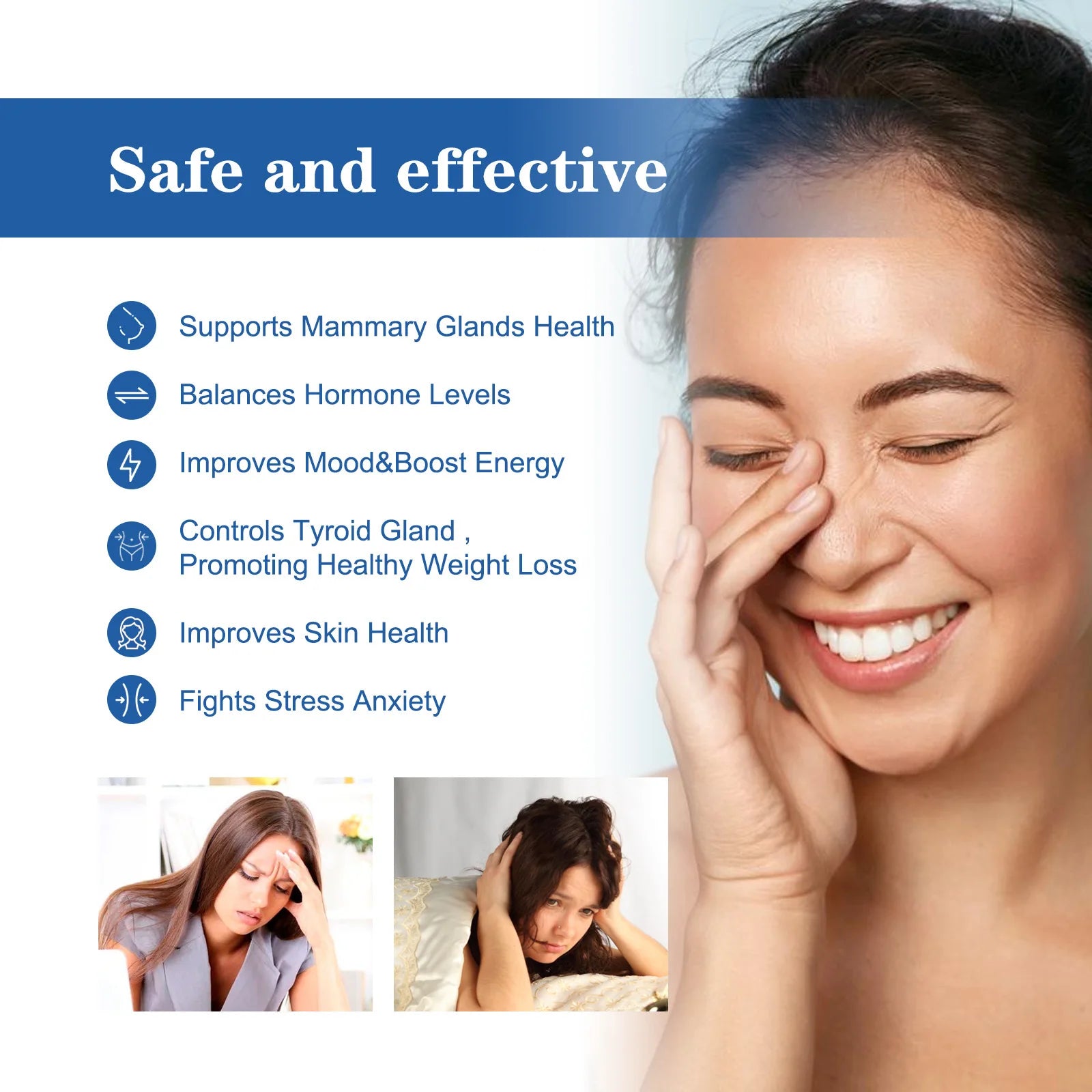 Women's Care Cream Gently Moisturizes, Enhances Vitality, Gently Cares for Balance, and Applies Cream