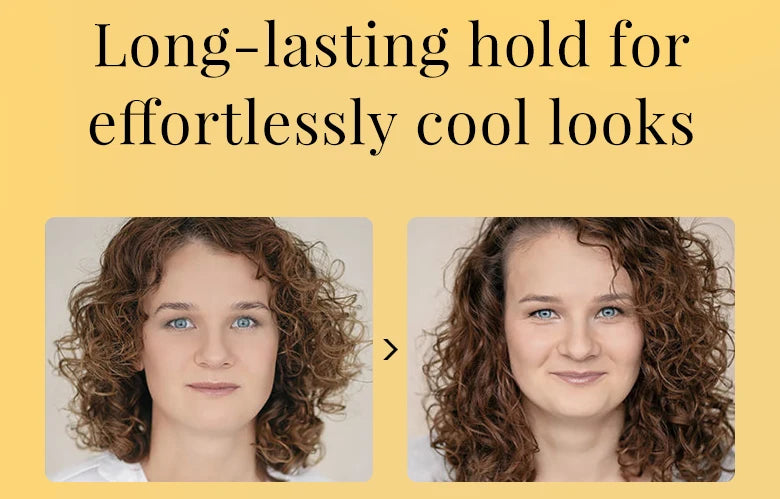 Curly Hair Mousse Care Coconut Oil Smoothing Frizz Enhanced Wavy Shampoo Styling Cream Mousse Foam Dry Damaged Frizz Hair Care