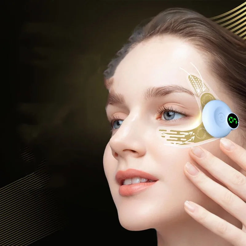 EMS Eye Mask Patch Face Eye Massager Muscle Stimulator Facial Massagers Beauty Eyes Lifting Fatigue Relief eye bags dark circles