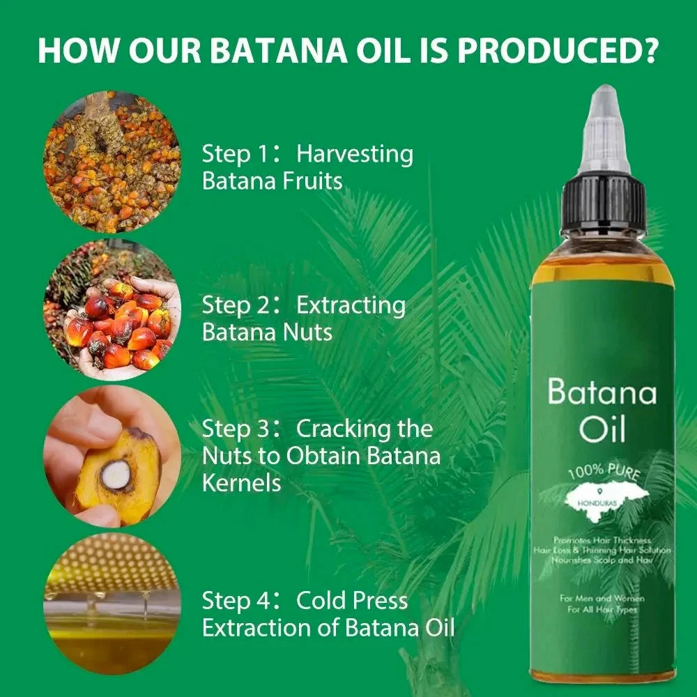 Batana Hair Care Essential Oil Repair Hair Root Moisturize Nourishing Strengthen Improve Split Smooth Hair Care Oil