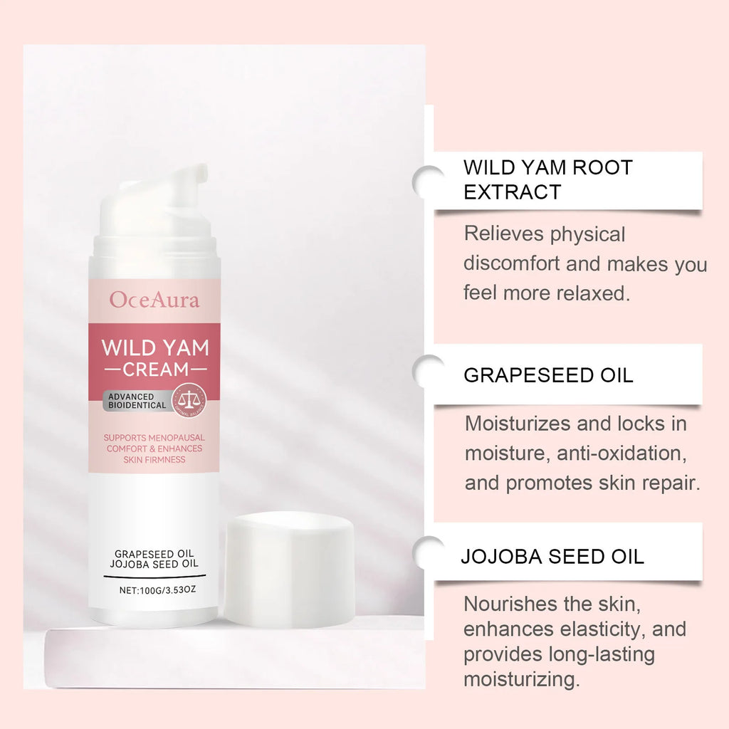 Body Care Balance Cream with Gentle Ingredients To Care for Women's Body Discomfort, Daily Massage Care Cream