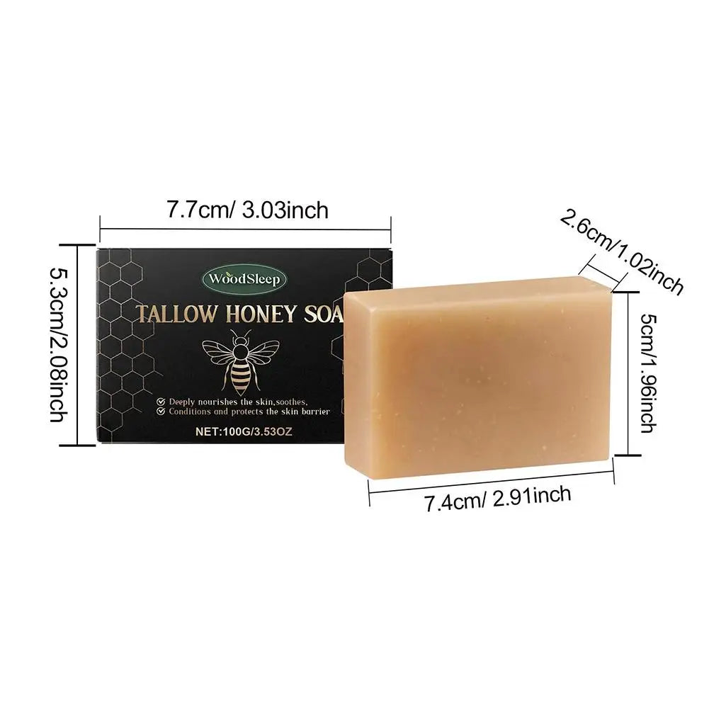 Beef Tallow Soap Bar,Natural Grass Fed Tallow Soap,Moisturizing Face Body Wash For Dry, Itchy, Sensitive Skin CareBath Soap