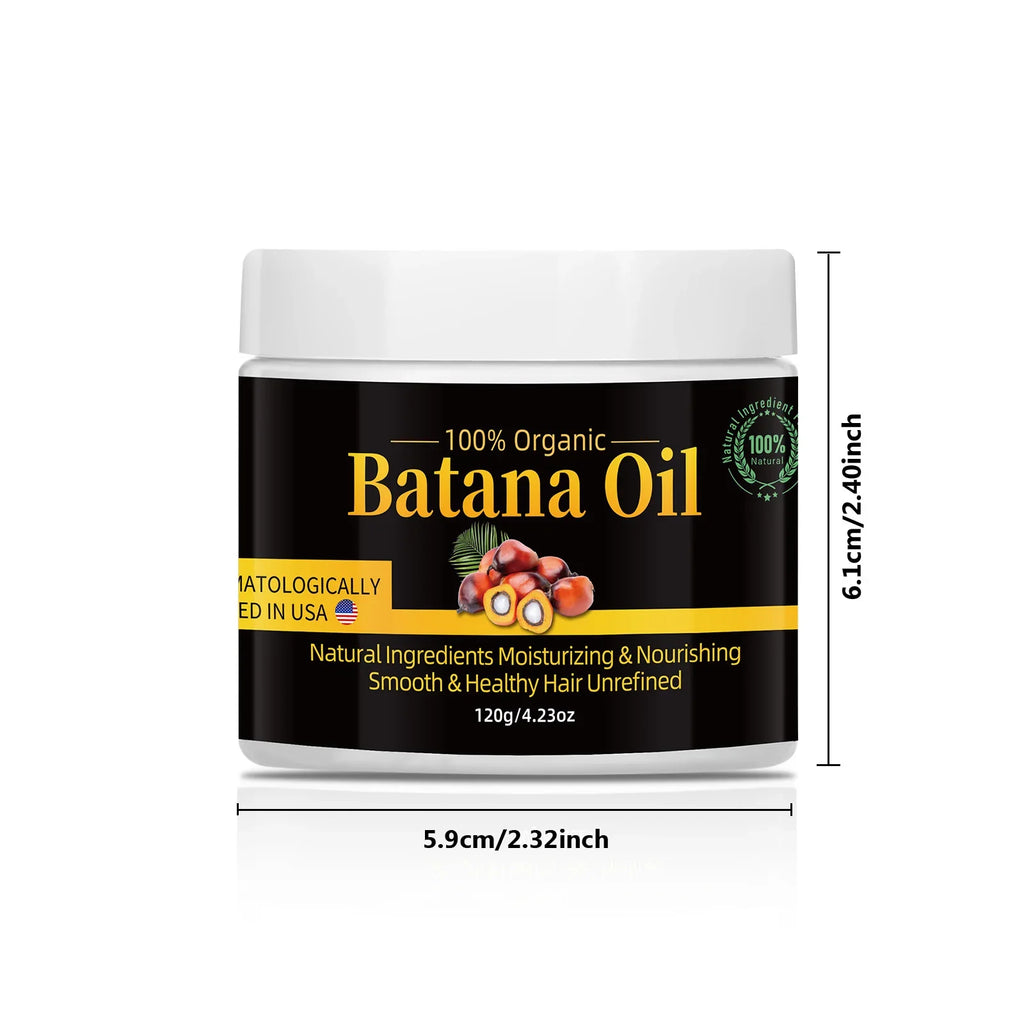 Batana Oil for Hair Growth & Repair 120g Moisturizes Scalp, Reduces Split Ends & Hair Loss Natural Plant Hair Care Essential Oil